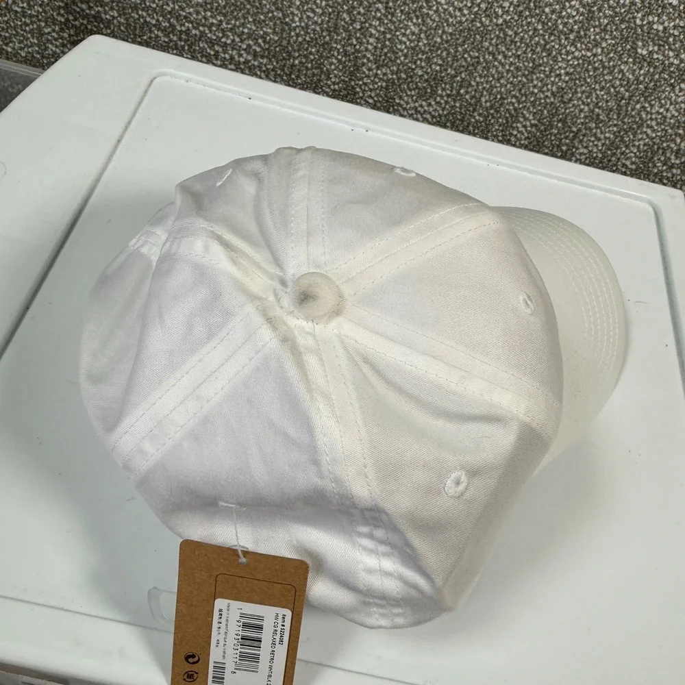 Callaway Relaxed Retro Baseball Hat‎ Mens OS White Snapback Golf Cap Cotton